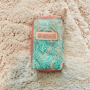Lilly Pulitzer phone holder wristlet